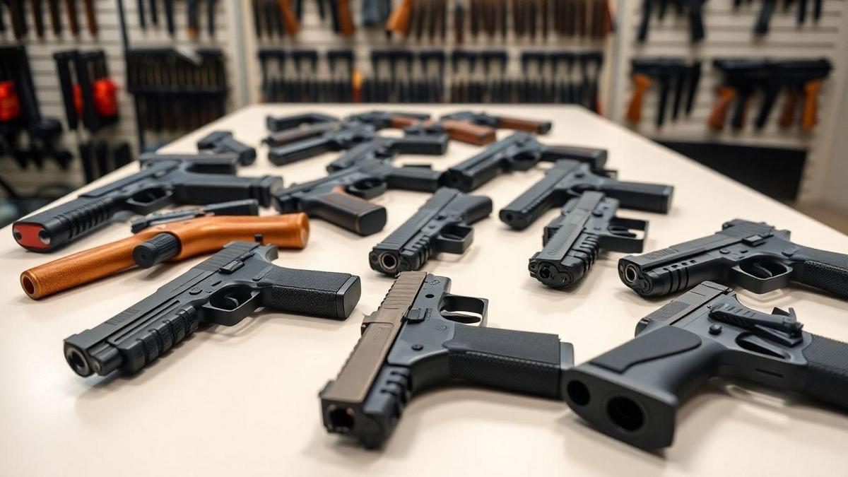 Comparação de Pistolas Populares no Paraguai